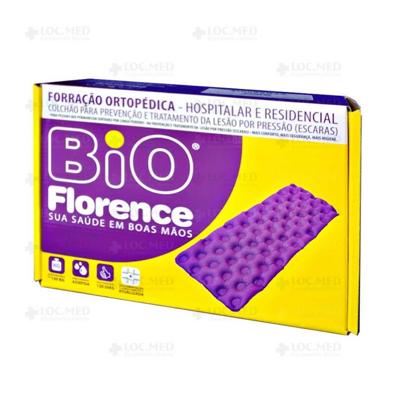 Colchão caixa de ovo fechado inflável Bioflorence é na Loc.Med