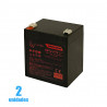Bateria 12v 5 amperes para guincho Transfer Freedom (Par)