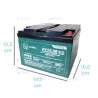Bateria 12-30 Global medidas